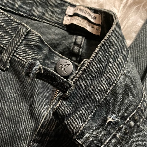 One Teaspoon | Zipper Cuff Black Freebirds - Picture 6 of 6